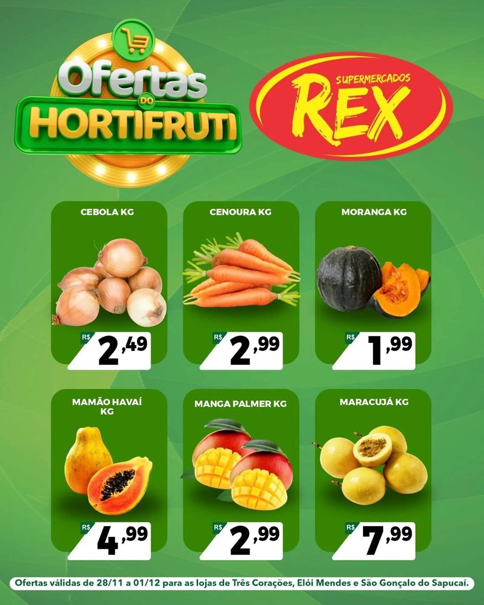 Encarte de Catálogo Supermercados Rex 29 de novembro até 1 de dezembro 2024 - Pagina 1