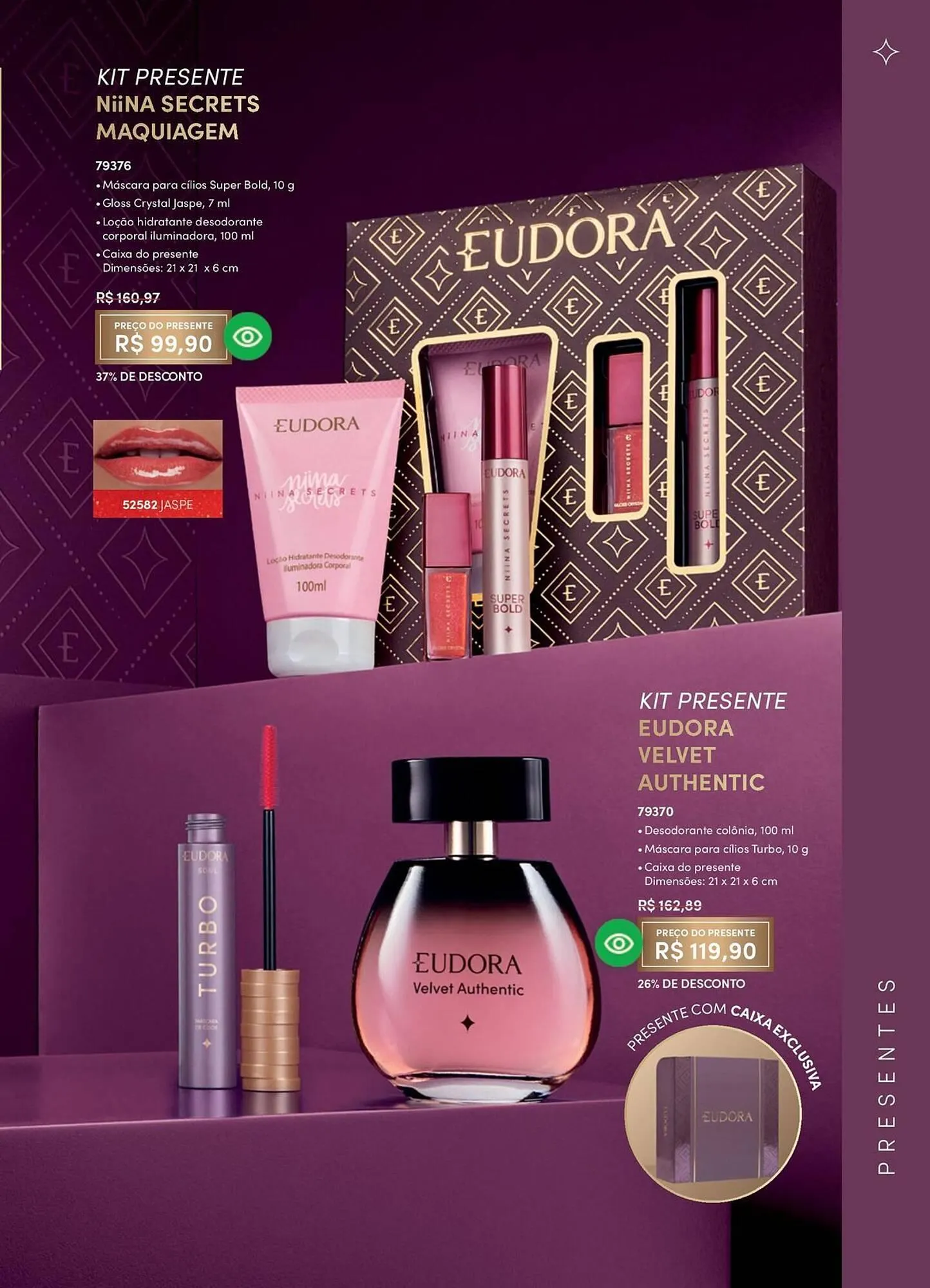 Encarte de Catálogo Eudora 1 de abril até 1 de maio 2026 - Pagina 55