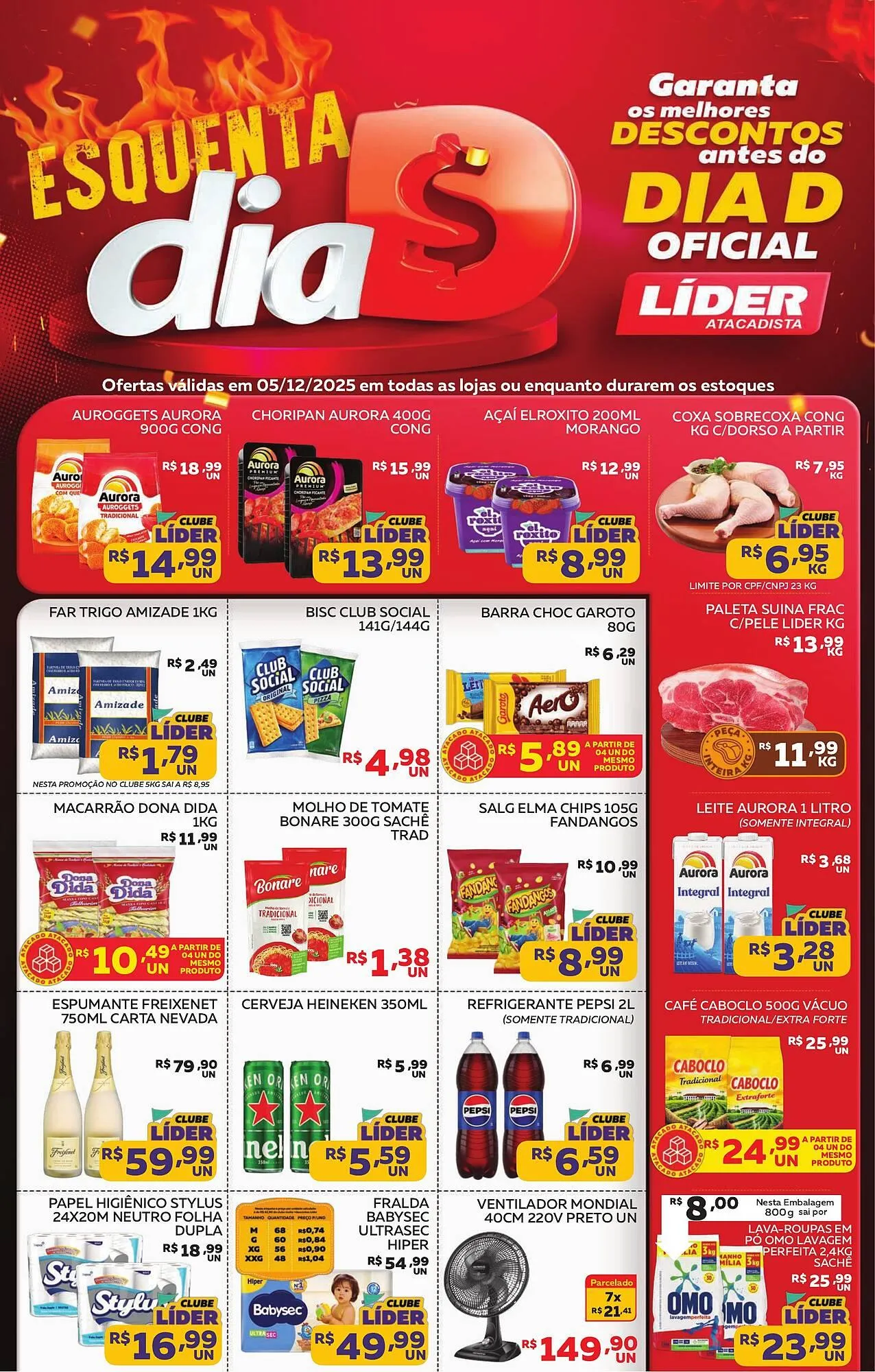 Encarte de Encarte Lider Atacadista 1 de abril até 5 de abril 2026 - Pagina 1