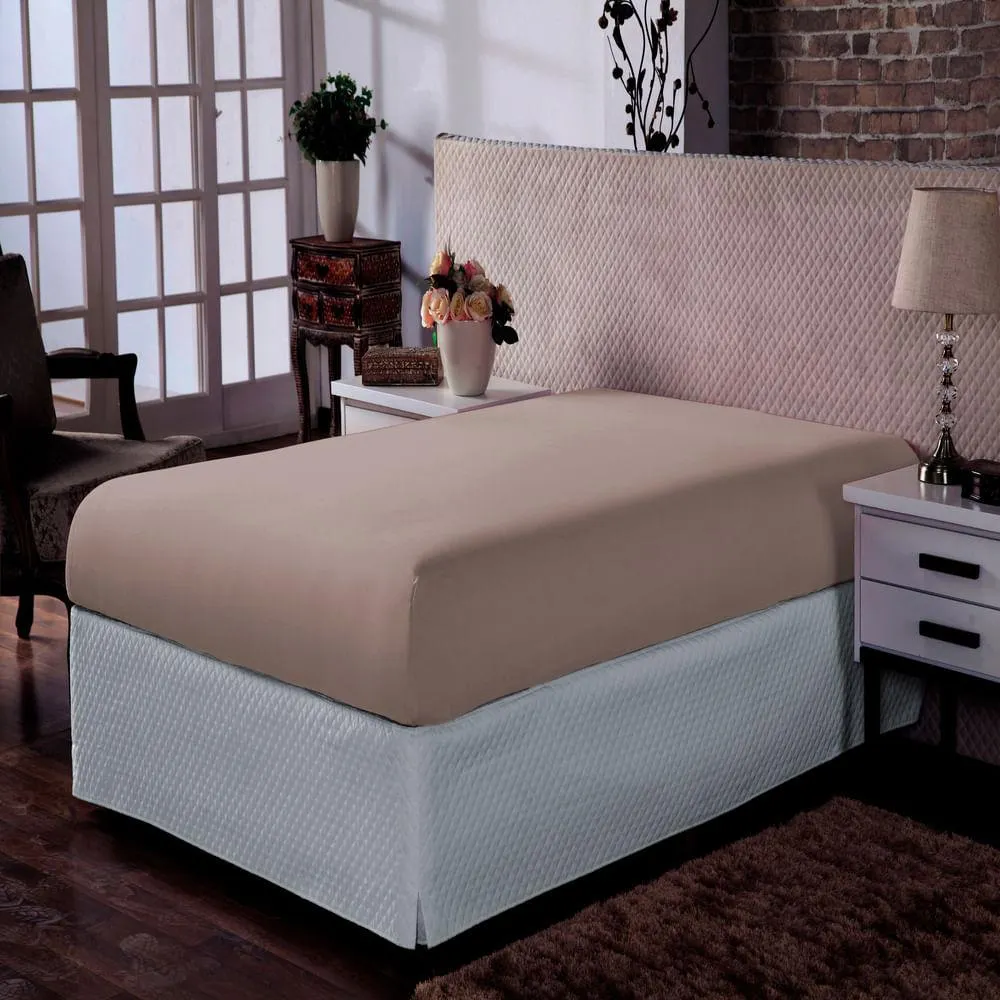 Lençol Casal Liso Doce Vida 2022 Castor 138x188cm - Portallar