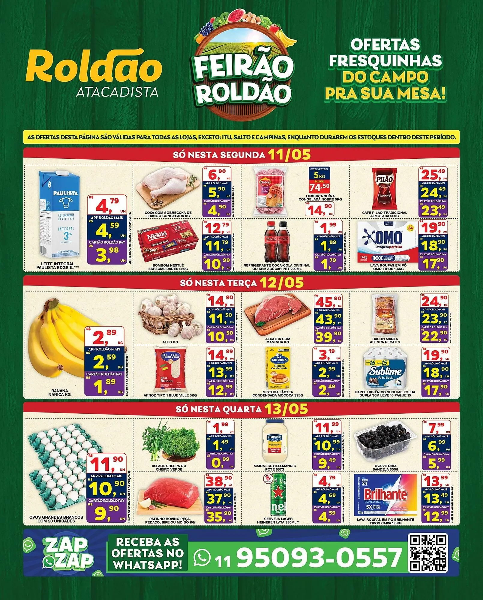 Encarte de Folheto Roldão 11 de maio até 13 de maio 2026 - Pagina 1