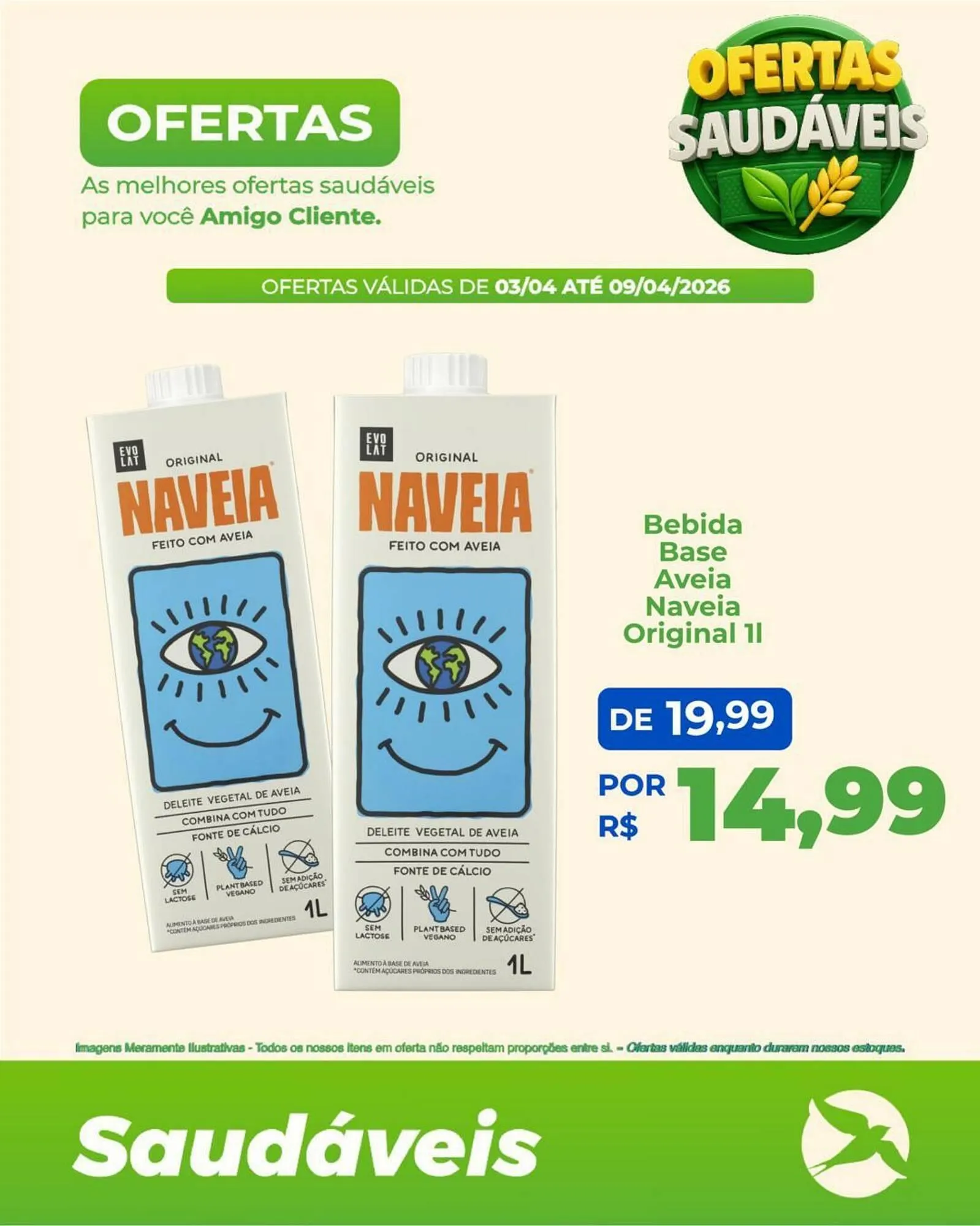 Encarte de Folheto Andorinha Hipermercado 3 de abril até 9 de abril 2026 - Pagina 1