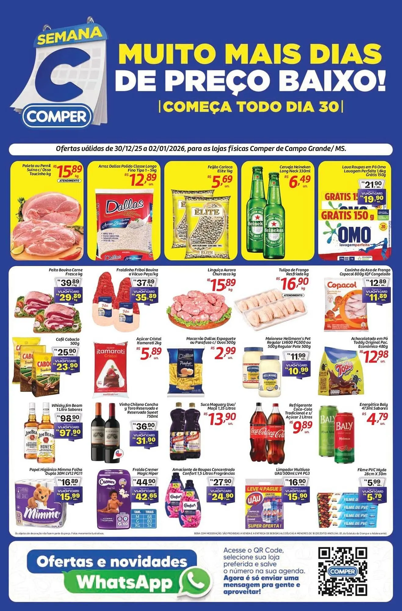 Encarte de Folheto Comper 30 de dezembro até 2 de janeiro 2026 - Pagina 1