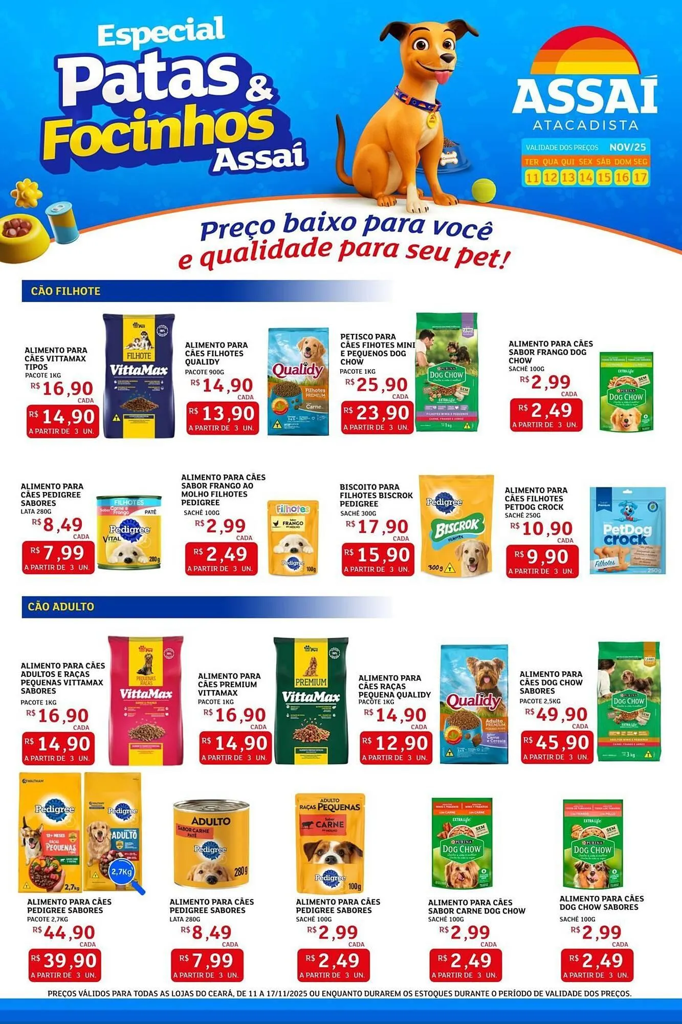 Encarte de Encarte Assaí Atacadista 11 de novembro até 17 de novembro 2025 - Pagina 1