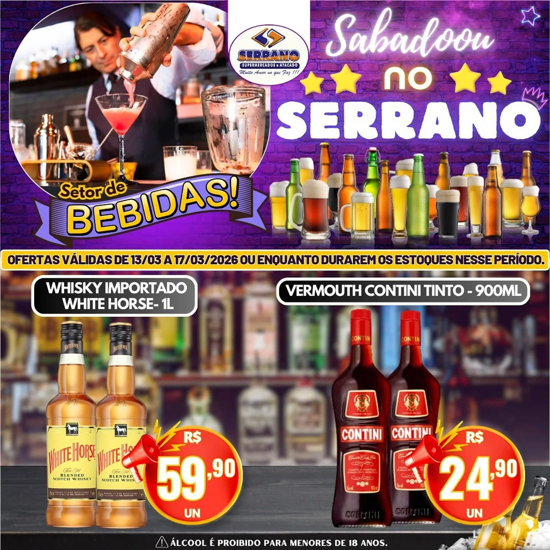 Encarte de Catálogo Serrano Supermercado 14 de março até 17 de março 2026 - Pagina 3