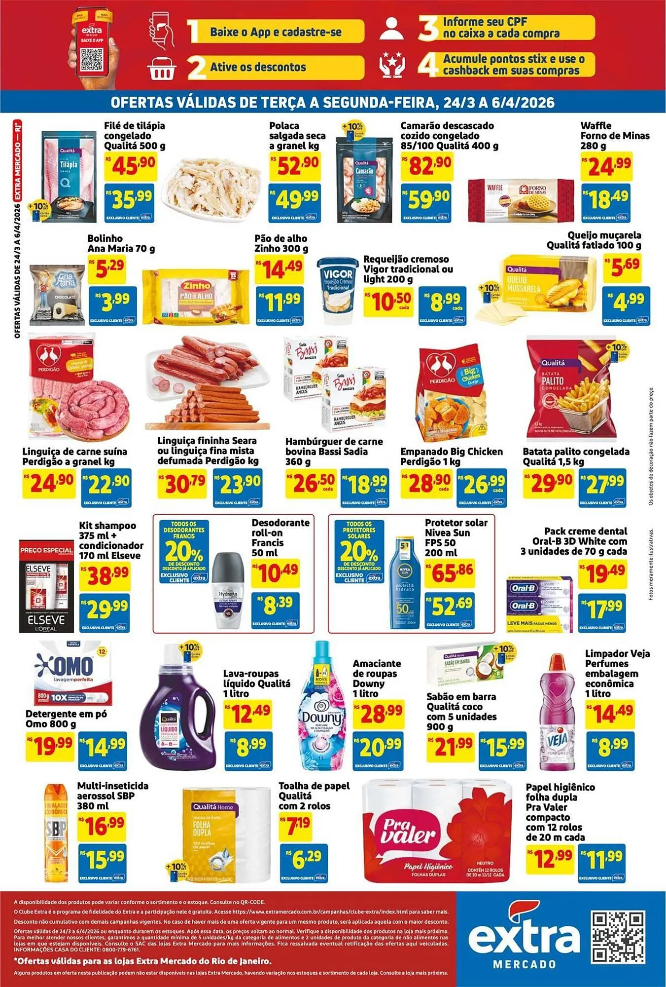 Encarte de Encarte Mercado Extra 24 de março até 6 de abril 2026 - Pagina 2