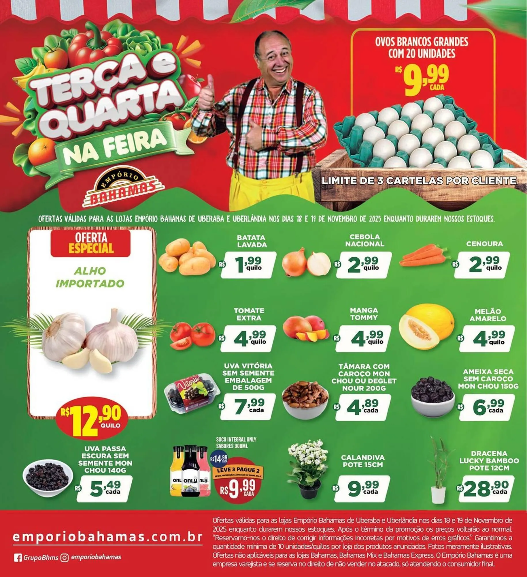 Encarte de Catálogo Empório Bahamas 18 de novembro até 19 de novembro 2025 - Pagina 1