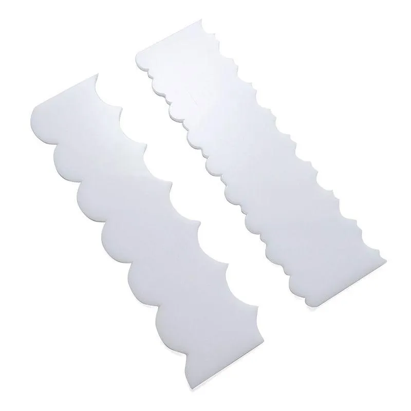 Conjunto de Espátulas para Decorar Bolo E-f 2 Peças - Petit Patisserie