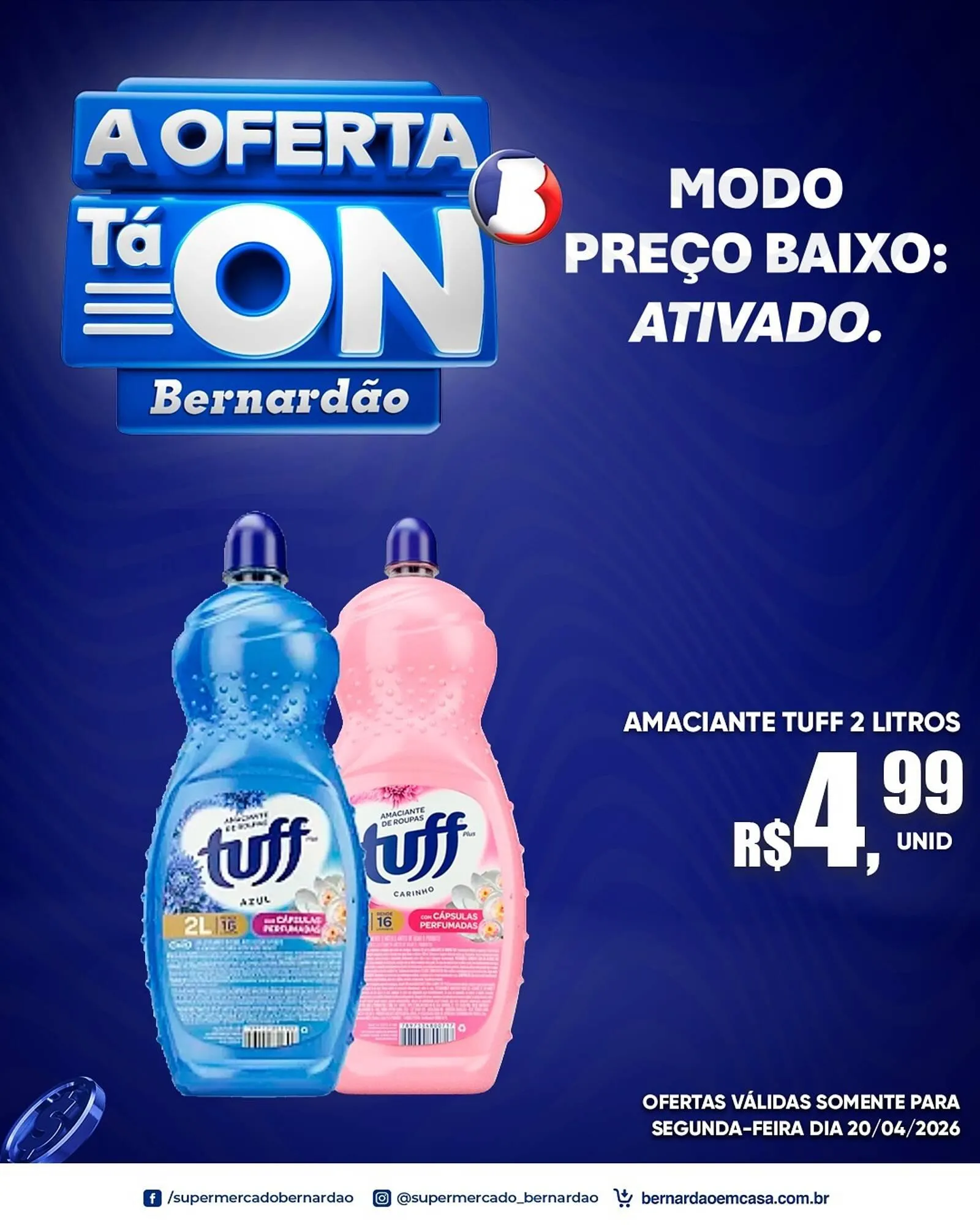 Encarte de Catálogo Supermercado Bernardão 20 de abril até 20 de abril 2026 - Pagina 2