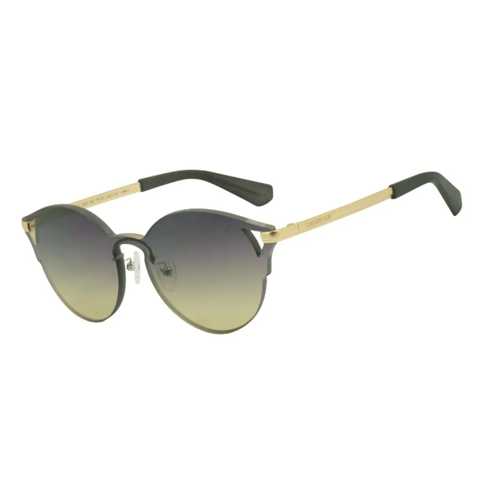 Óculos de Sol Feminino 5MM Cat Dourado - OC.CL.3838.2021 M