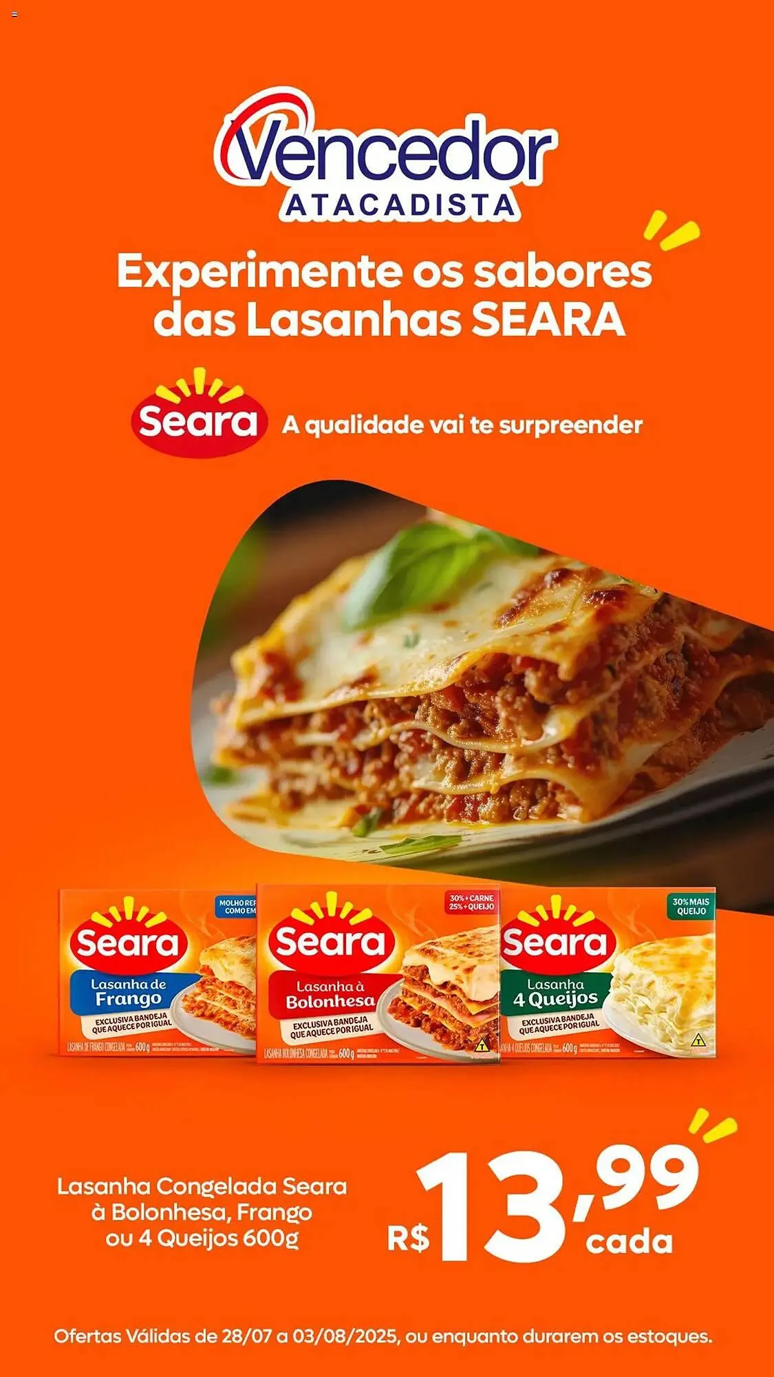 Encarte de Catálogo Vencedor Atacadista 28 de julho até 3 de agosto 2025 - Pagina 1