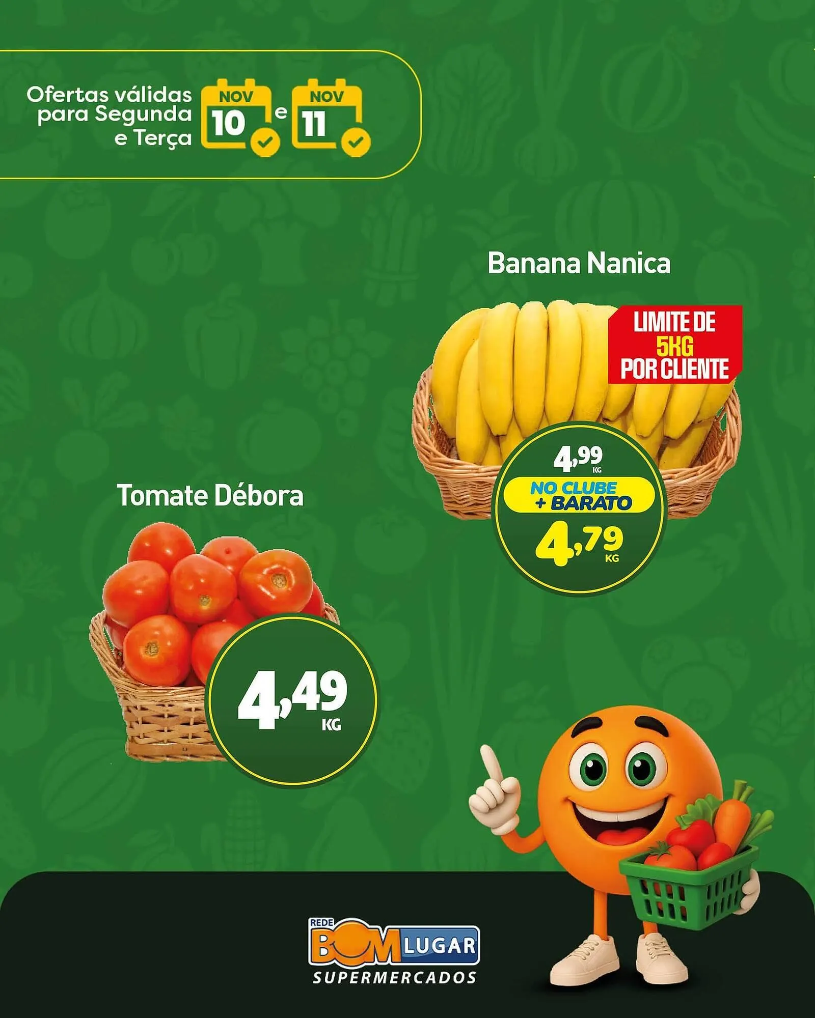 Encarte de Folheto Rede Bom Lugar 10 de novembro até 11 de novembro 2025 - Pagina 1