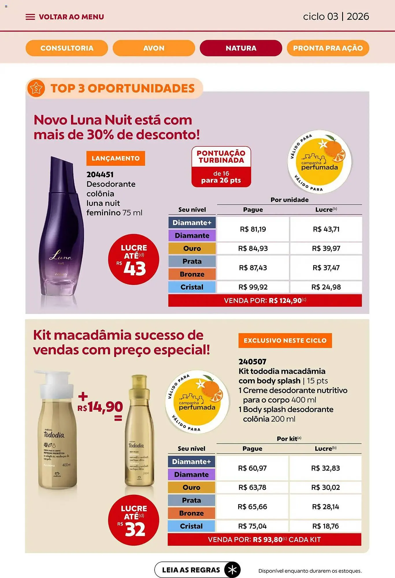 Encarte de Catálogo Avon 15 de janeiro até 12 de fevereiro 2026 - Pagina 33