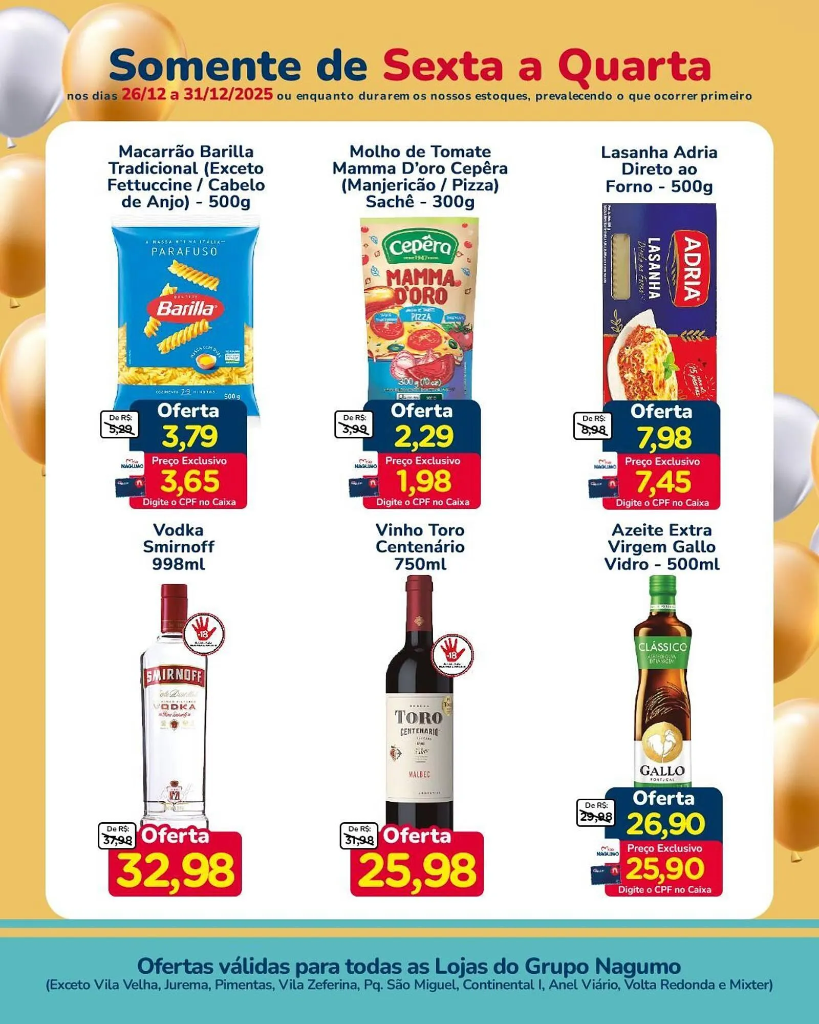 Encarte de Folheto Nagumo 26 de dezembro até 31 de dezembro 2025 - Pagina 3