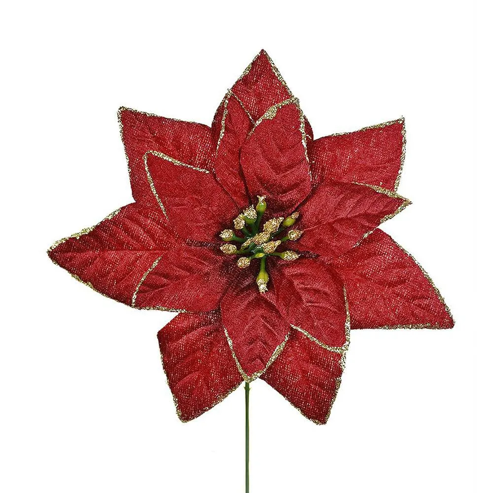 Pick Natalino Grillo Bico de Papagaio de Veludo Vermelho