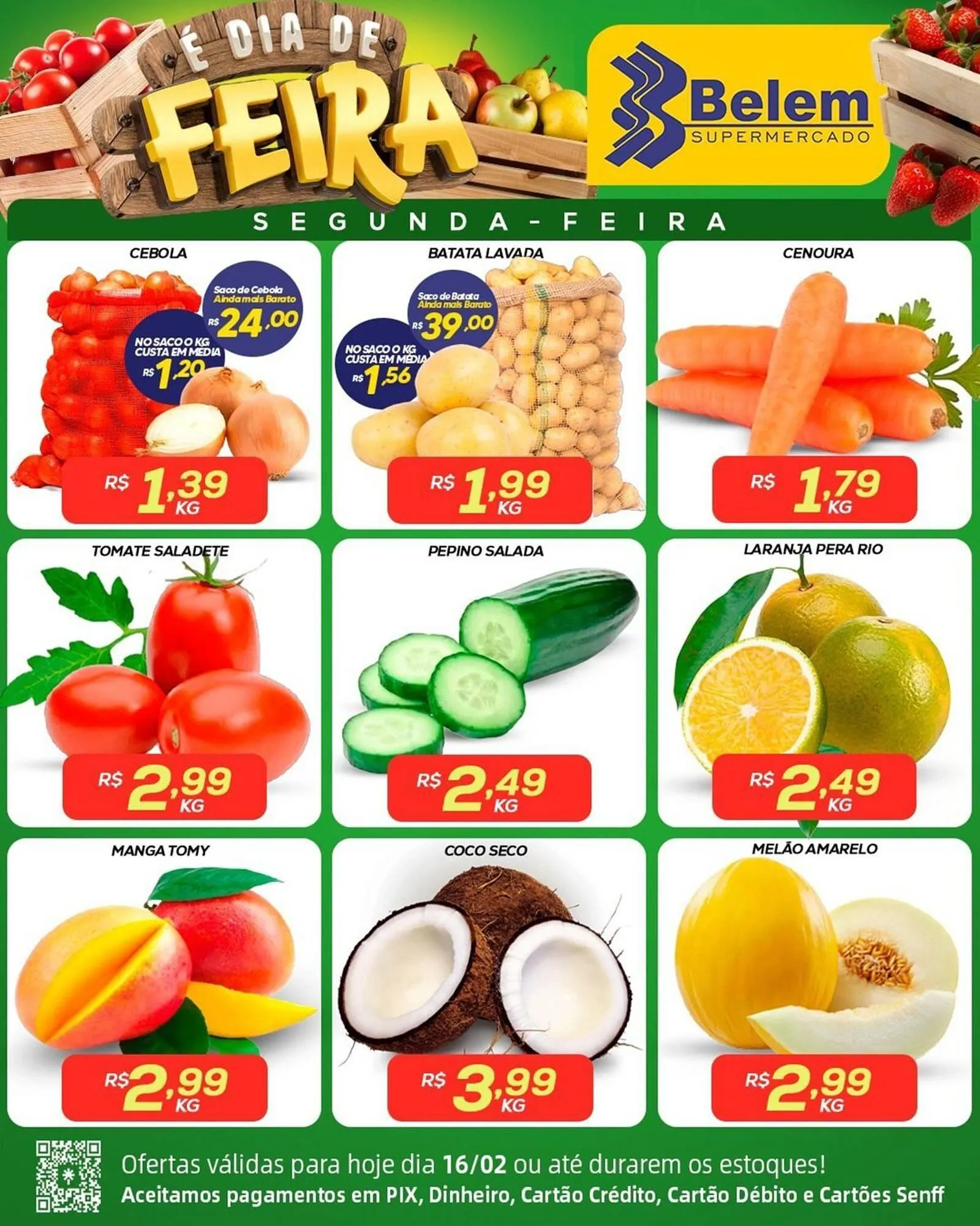 Encarte de Catálogo Belem Supermercados 16 de fevereiro até 21 de fevereiro 2026 - Pagina 1