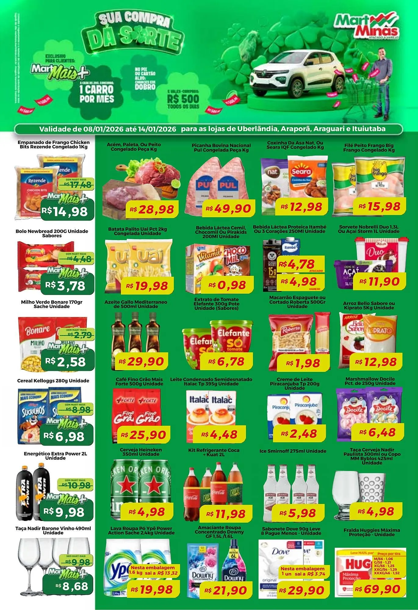 Encarte de Folheto Mart Minas 7 de janeiro até 14 de janeiro 2026 - Pagina 1