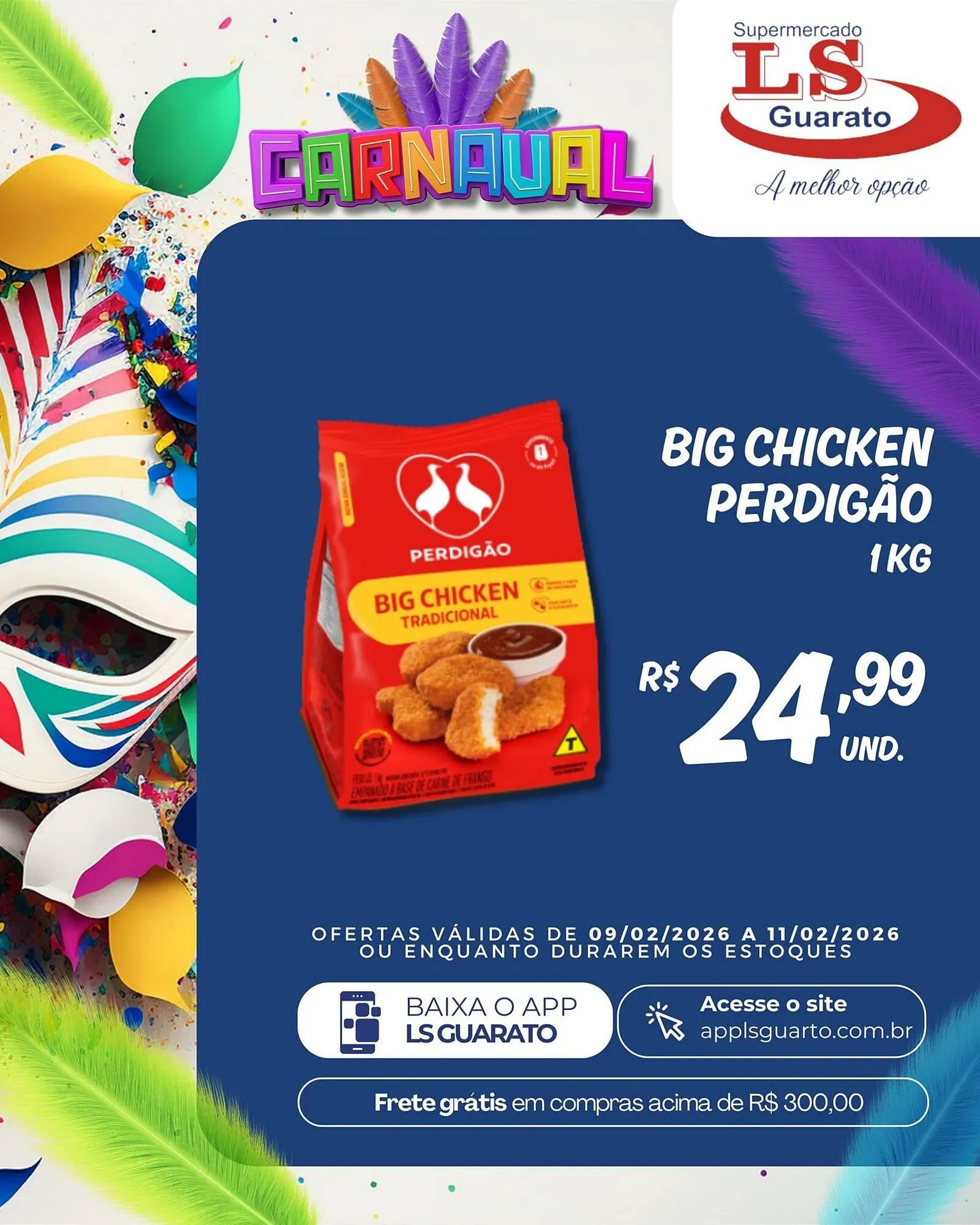 Encarte de Catálogo Supermercado LS Guarato 9 de fevereiro até 11 de fevereiro 2026 - Pagina 3