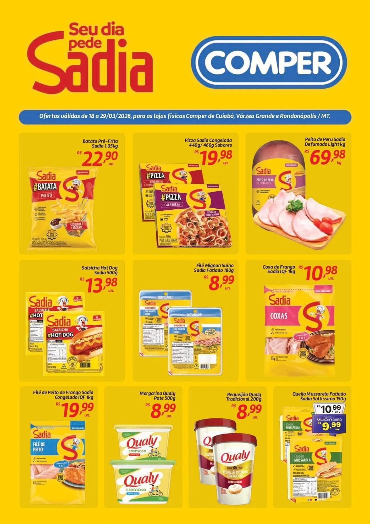 Encarte de Folheto Comper 18 de março até 29 de março 2026 - Pagina 1