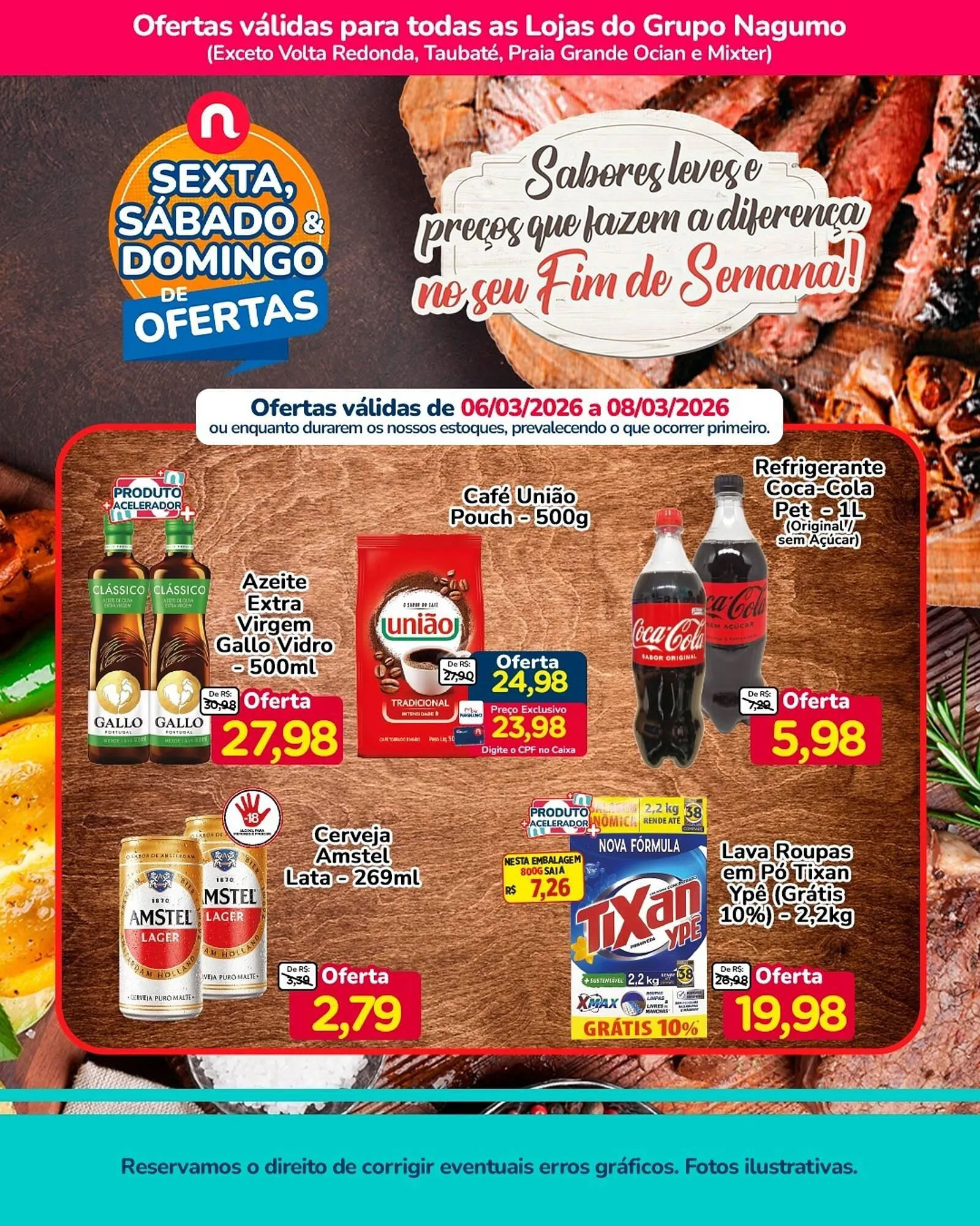 Encarte de Folheto Nagumo 6 de março até 8 de março 2026 - Pagina 1