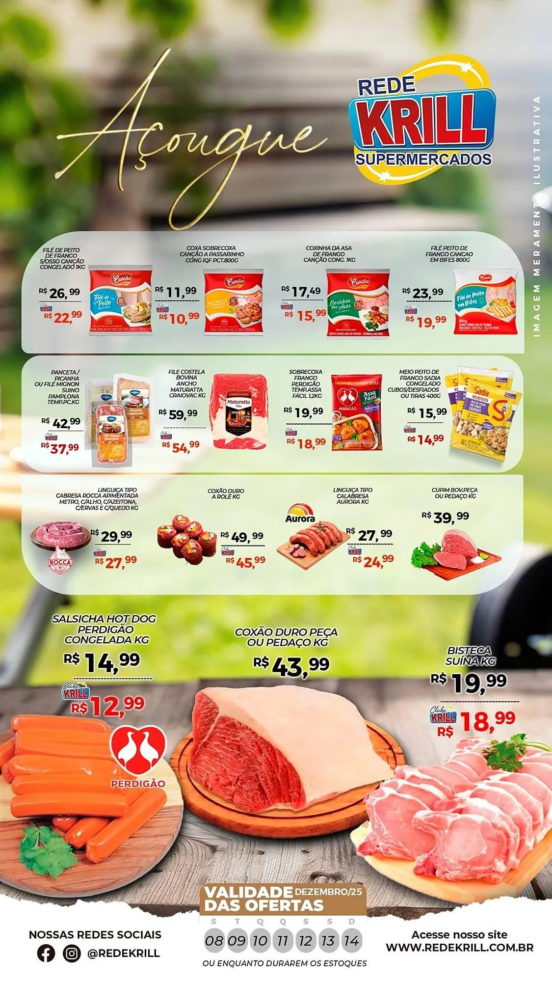 Encarte de Folheto Rede Krill 8 de dezembro até 14 de dezembro 2025 - Pagina 1