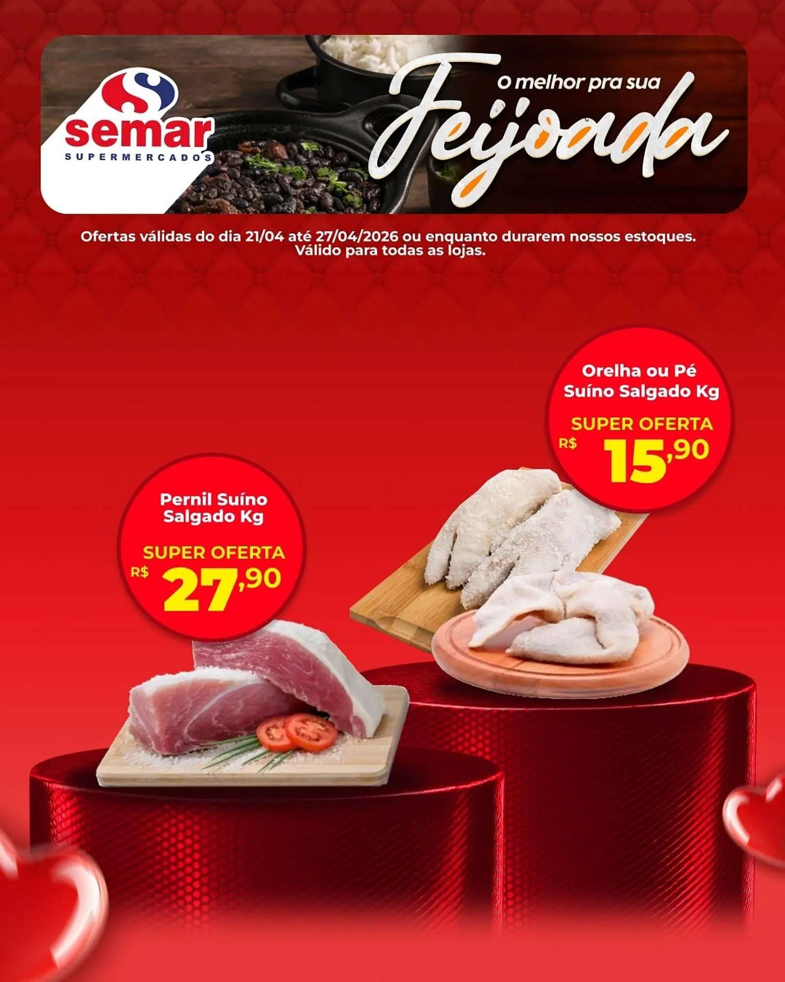 Encarte de Folheto Semar Supermercado 26 de abril até 27 de abril 2026 - Pagina 3