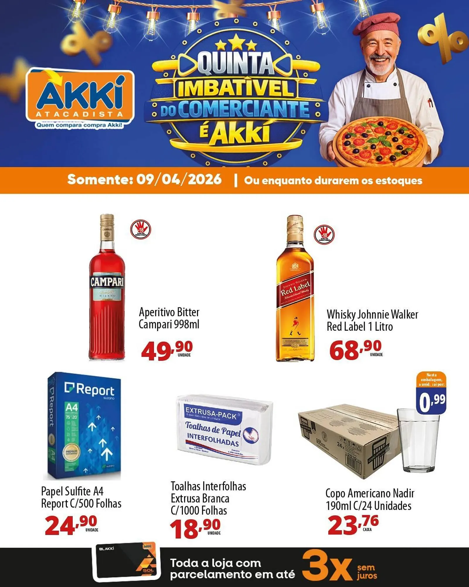 Encarte de Folheto Akki Atacadista 9 de abril até 9 de abril 2026 - Pagina 4