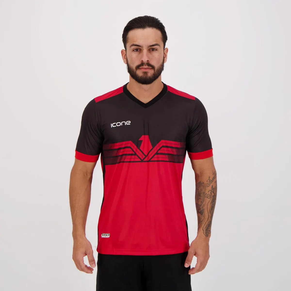 Camisa Ícone Sports Eagle Vermelha e Preta