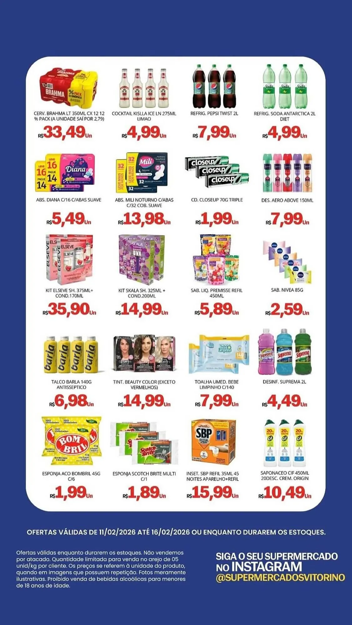Encarte de Catálogo Supermercado Vitorino 12 de fevereiro até 16 de fevereiro 2026 - Pagina 2