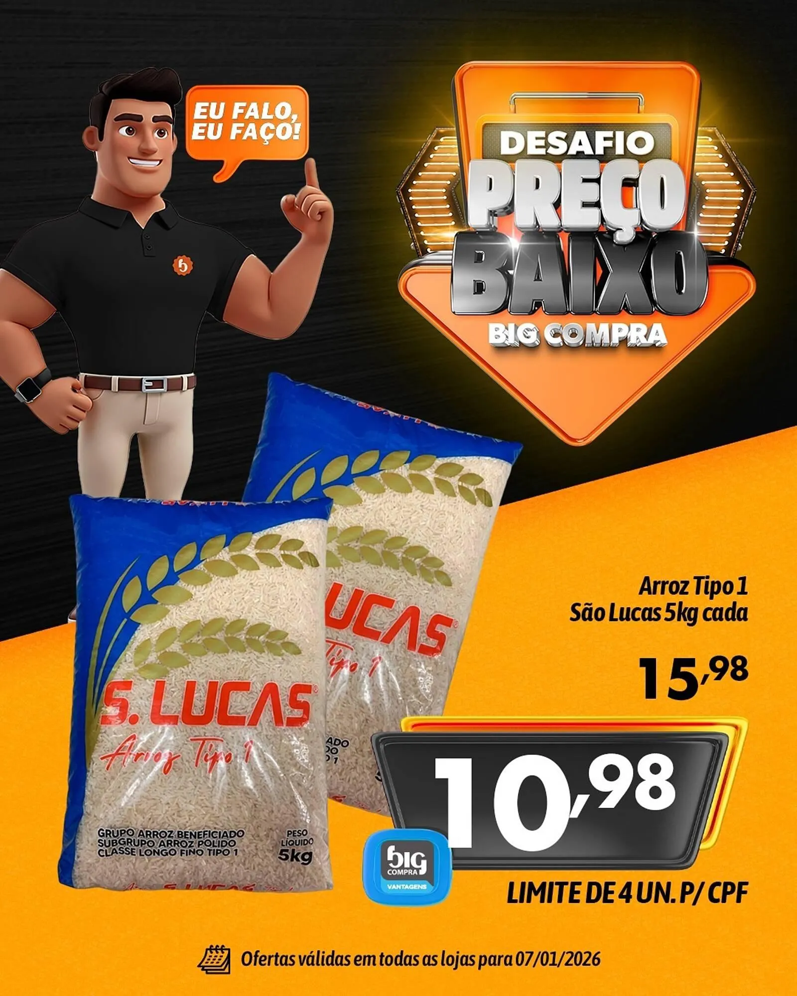 Encarte de Catálogo Supermercados Big Compra 7 de janeiro até 7 de janeiro 2026 - Pagina 1