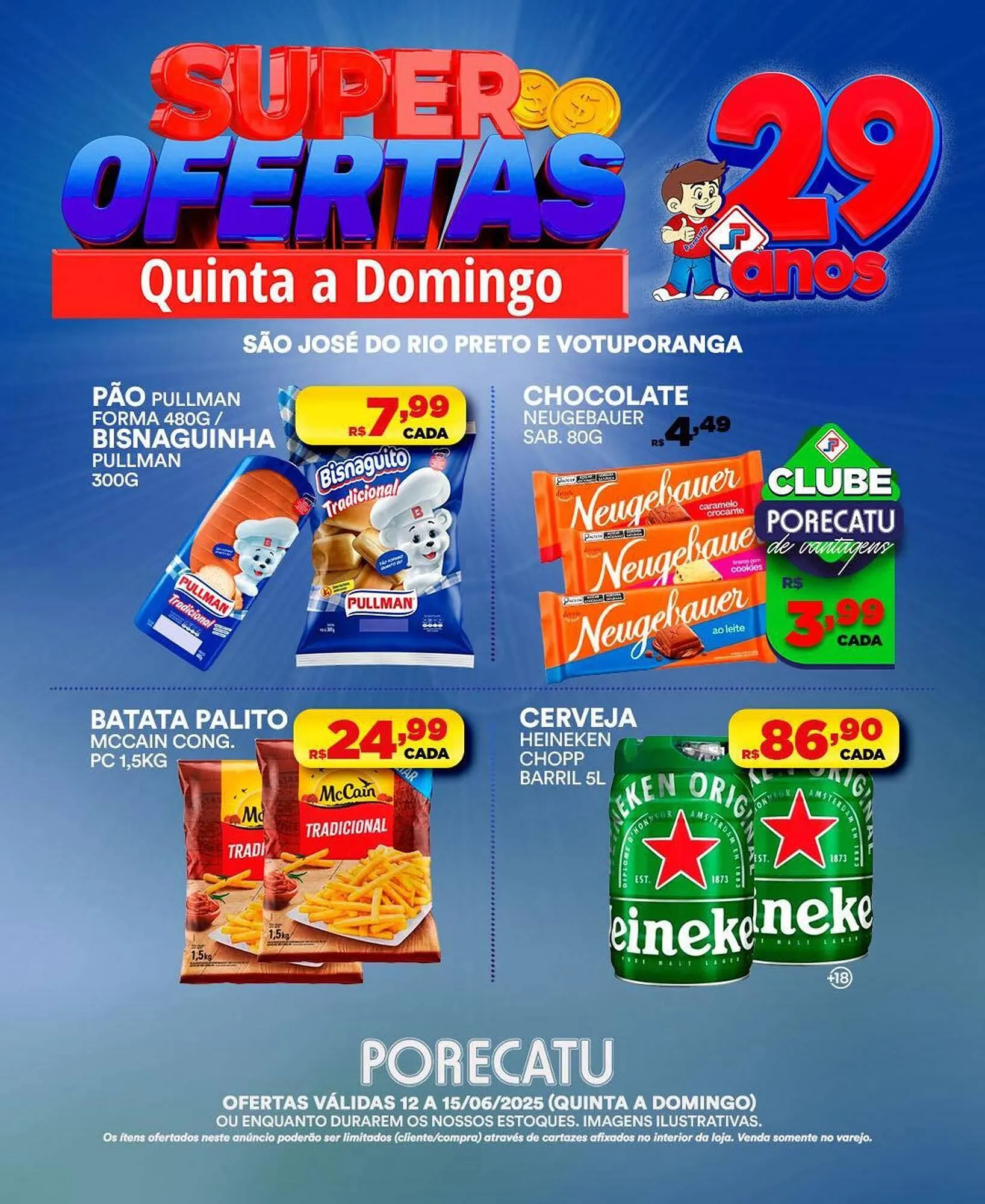 Encarte de Catálogo Supermercado Porecatu 12 de junho até 15 de junho 2025 - Pagina 3