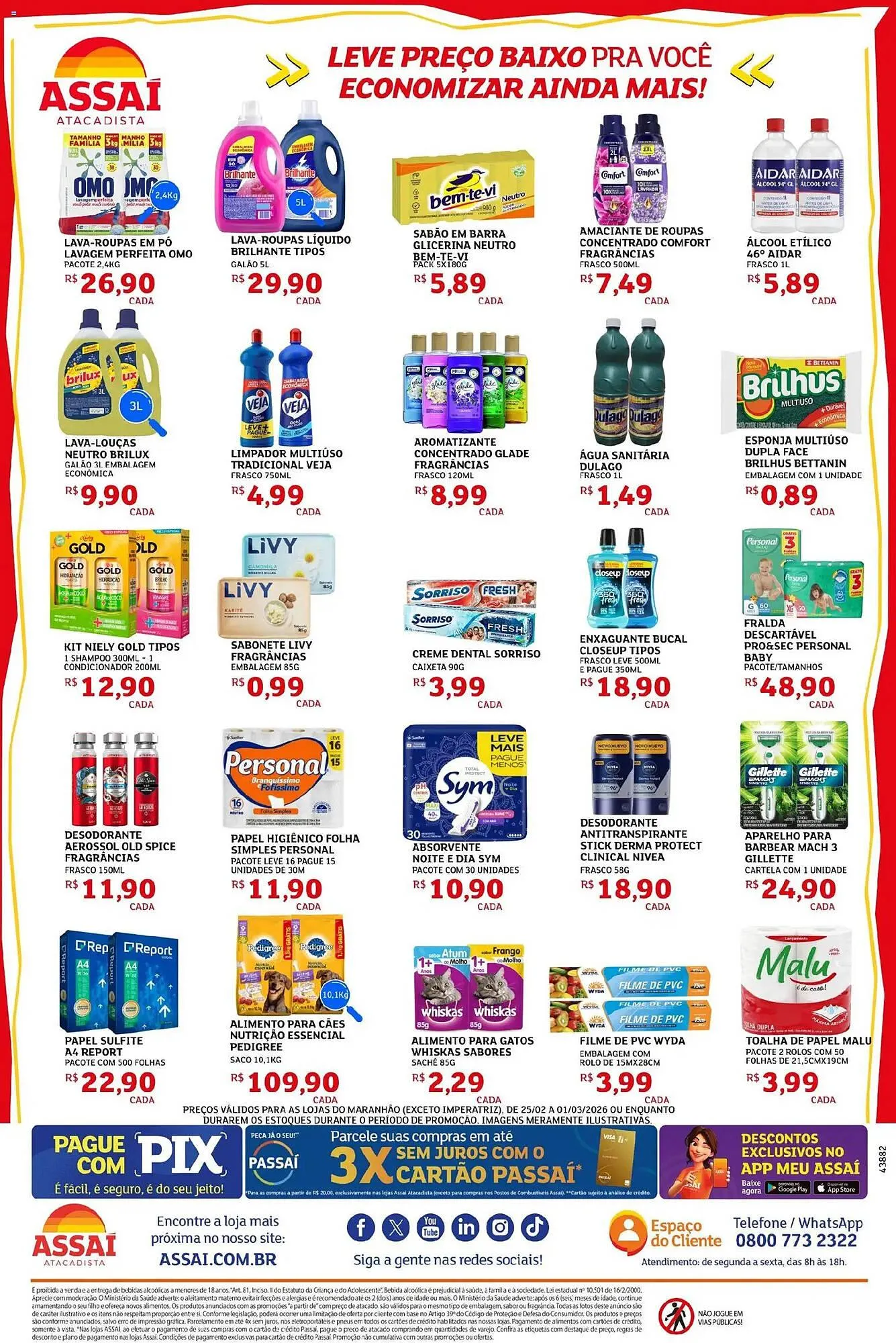 Encarte de Encarte Assaí Atacadista 25 de fevereiro até 1 de março 2026 - Pagina 4