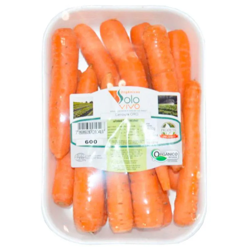 Cenoura Organica Solo Vivo 600g