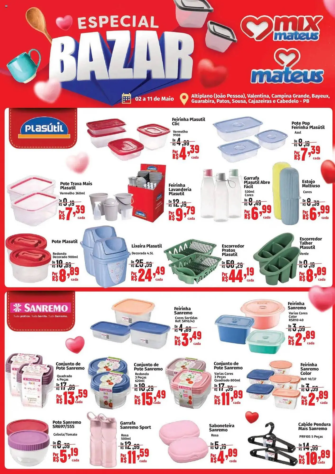 Encarte de Catálogo Supermercados Mateus 2 de maio até 11 de maio 2025 - Pagina 1