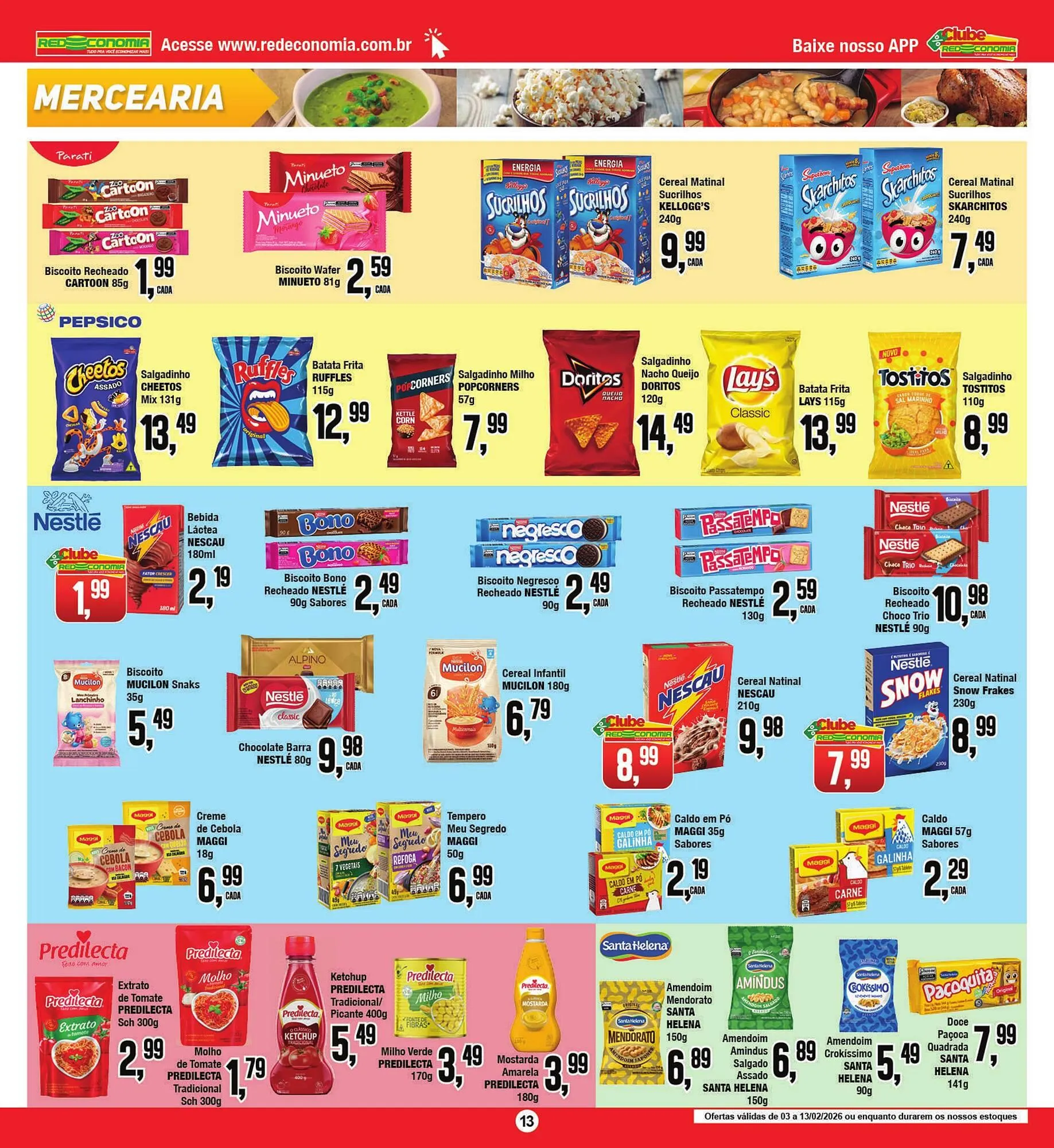 Encarte de Encarte Redeconomia 4 de fevereiro até 13 de fevereiro 2026 - Pagina 13