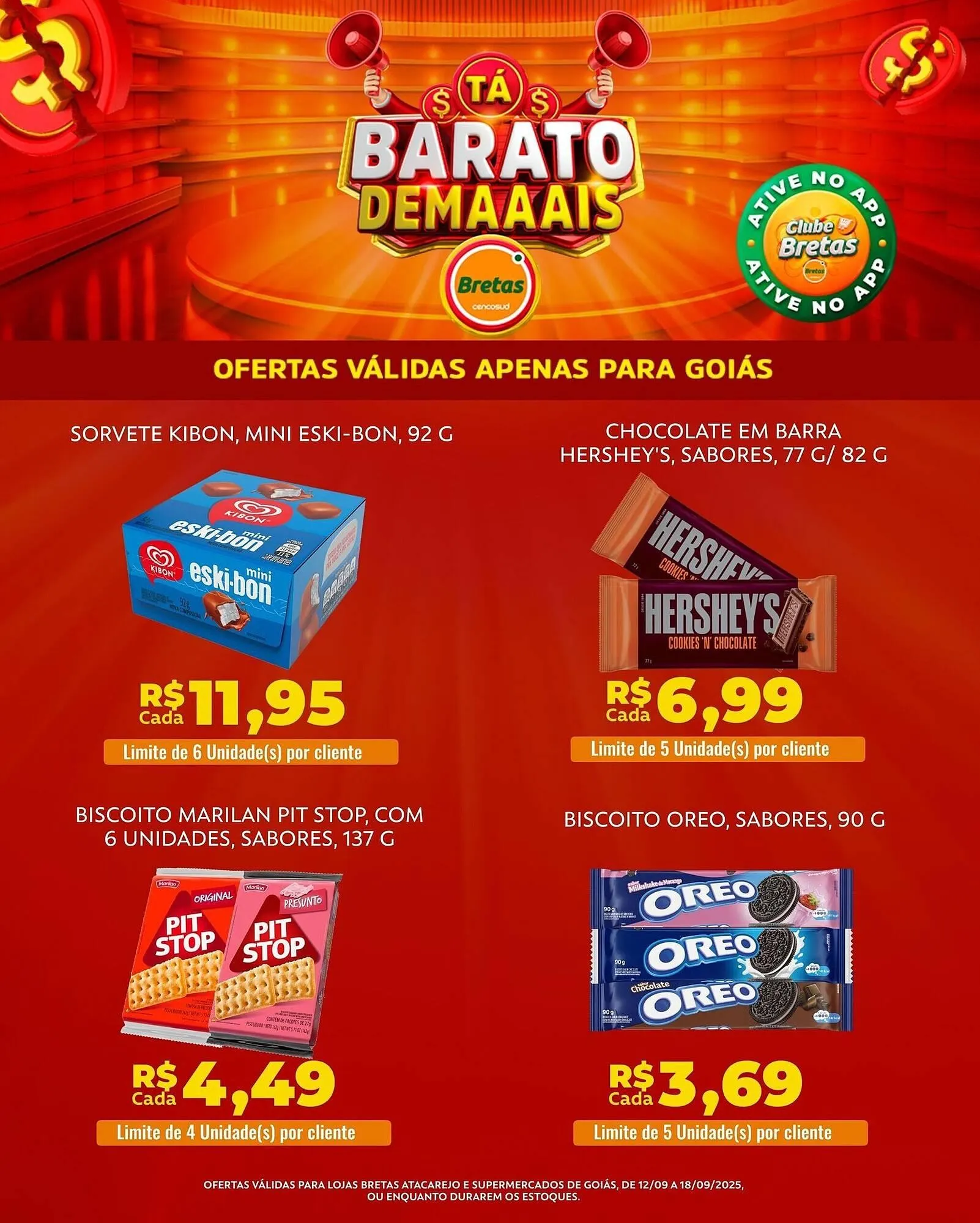 Encarte de Catálogo Supermercados Bretas 12 de setembro até 20 de setembro 2025 - Pagina 4