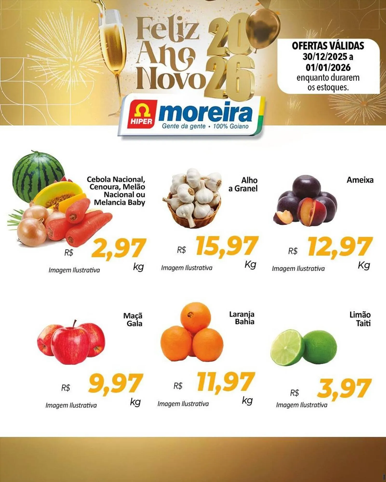 Encarte de Catálogo Hiper Moreira 30 de dezembro até 1 de janeiro 2026 - Pagina 1