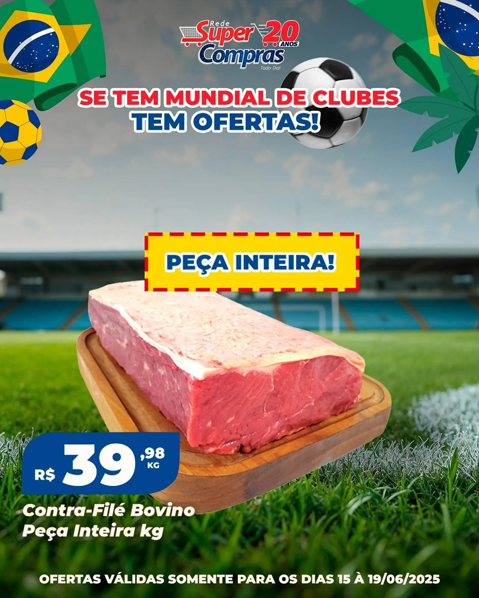 Encarte de Catálogo Rede Super Compras 17 de junho até 19 de junho 2025 - Pagina 1