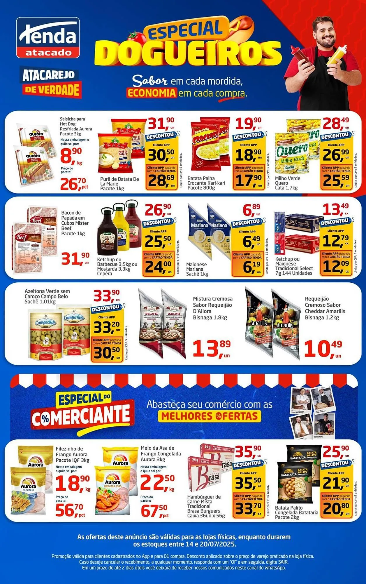 Encarte de Catálogo Tenda Atacado 14 de julho até 20 de julho 2025 - Pagina 1
