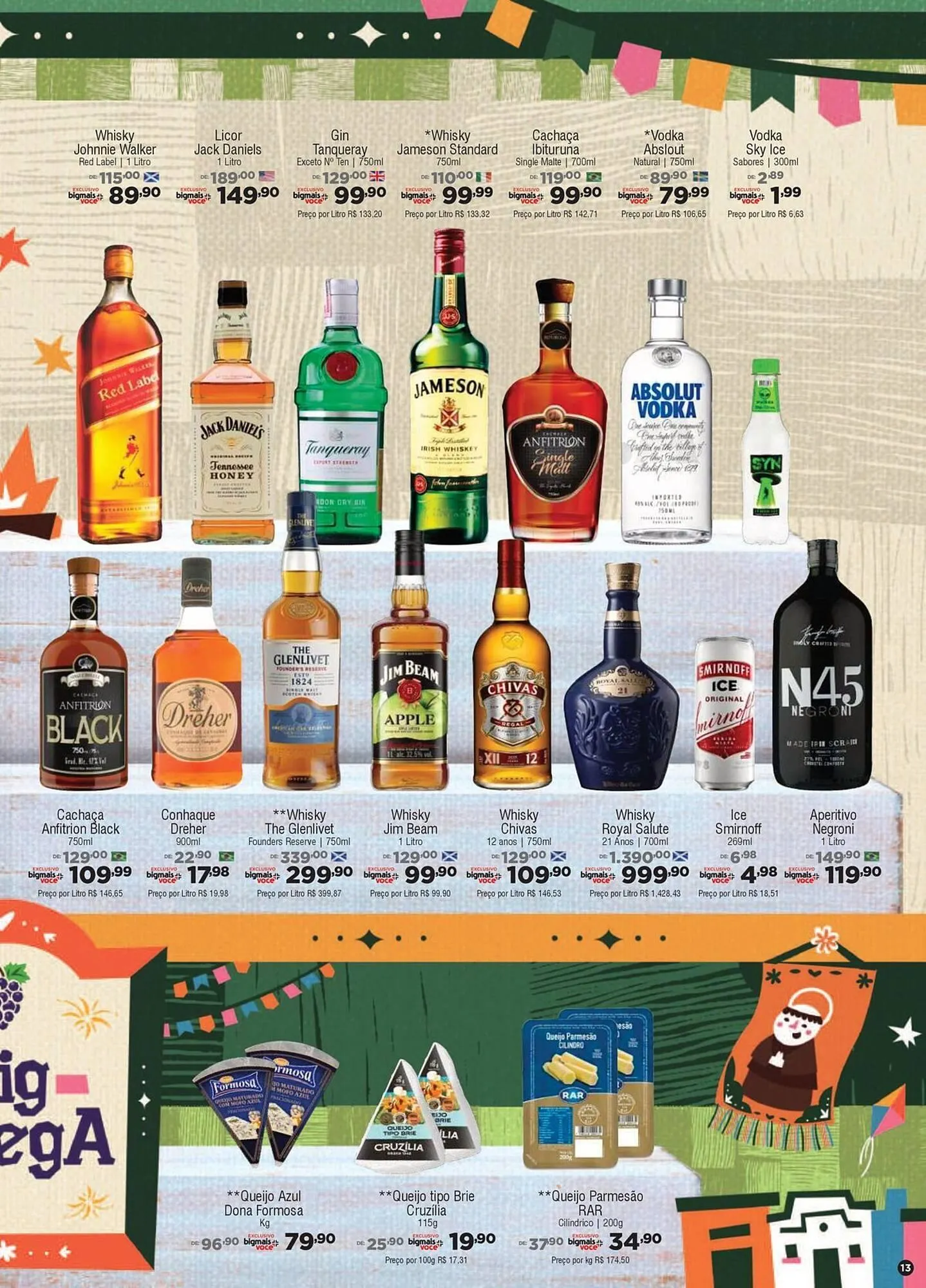 Encarte de Catálogo Big Mais Supermercados 4 de junho até 17 de junho 2025 - Pagina 13