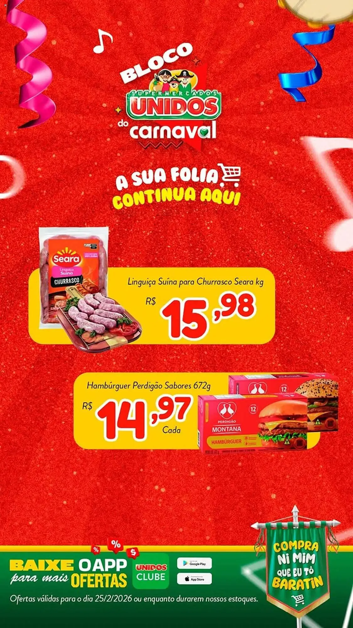 Encarte de Encarte Supermercados Unidos 25 de fevereiro até 25 de fevereiro 2026 - Pagina 3