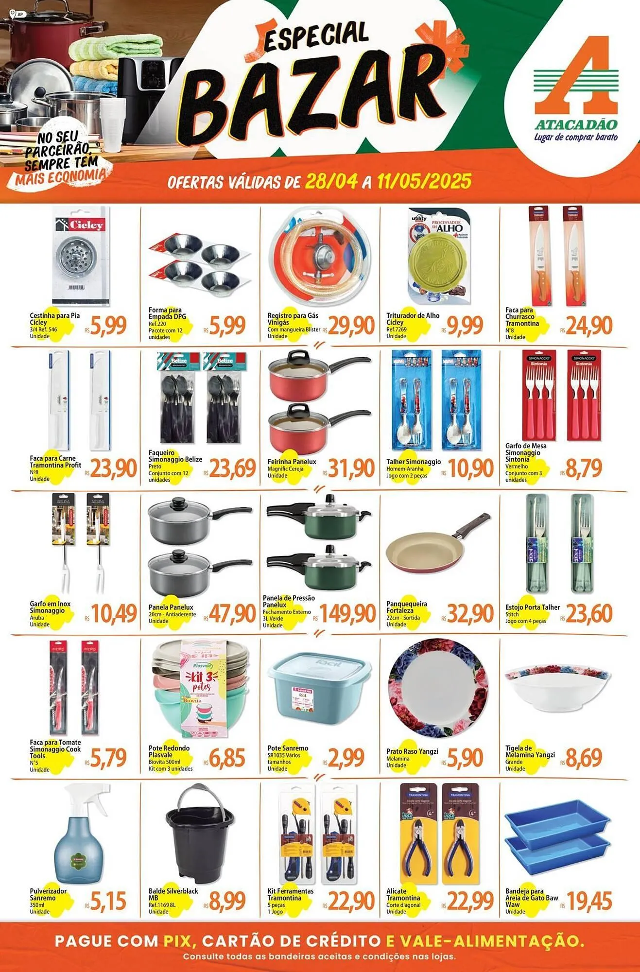 Encarte de Catálogo Atacadão 1 de maio até 11 de maio 2025 - Pagina 1