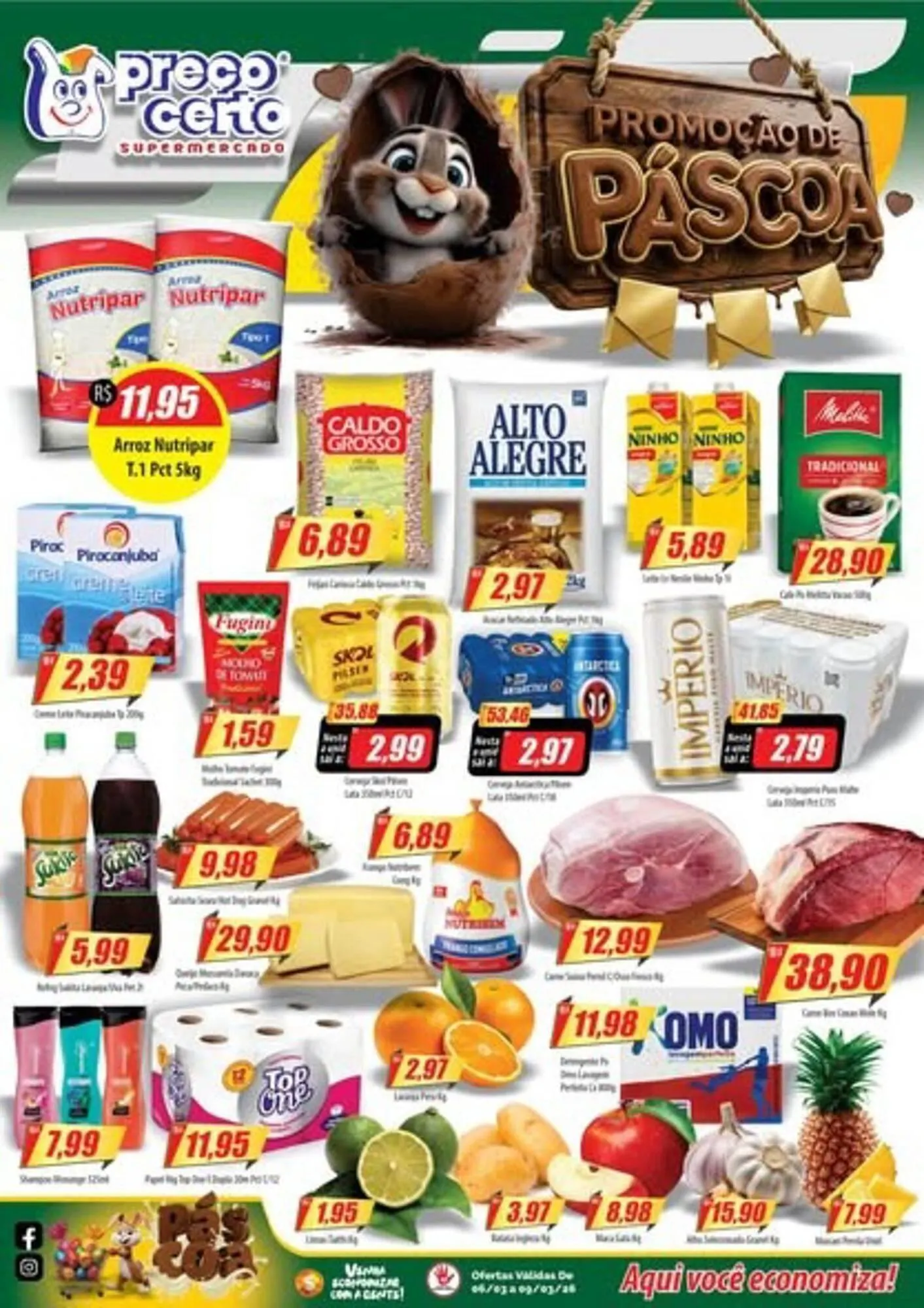 Encarte de Catálogo Preço Certo 6 de março até 9 de março 2026 - Pagina 1