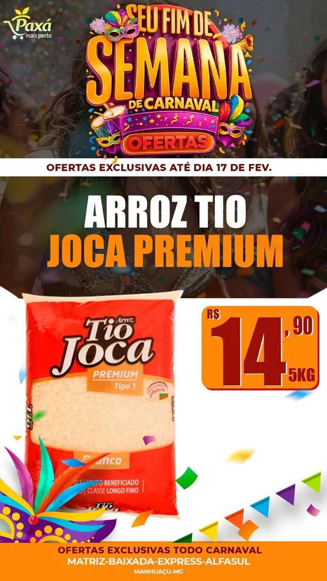 Encarte de Catálogo Paxá Supermercados 13 de fevereiro até 17 de fevereiro 2026 - Pagina 18