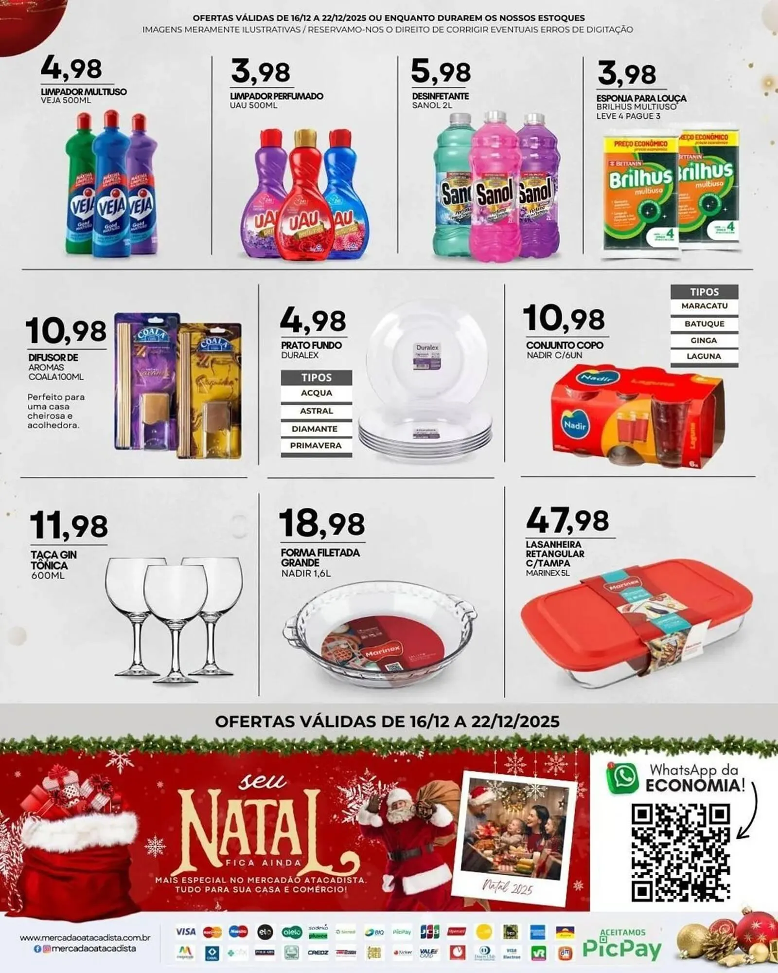 Encarte de Folheto Mercadão Atacadista 17 de dezembro até 22 de dezembro 2025 - Pagina 18