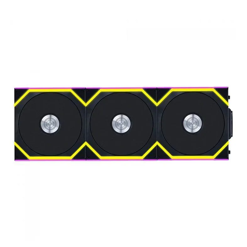 Kit Ventoinhas Lian Li Uni Fan SL Wireless, ARGB, 3x120mm, Preto, 12SL1W3B