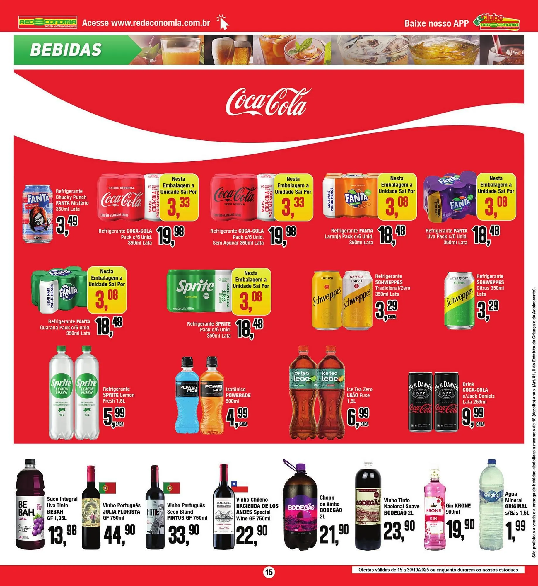 Encarte de Encarte Rede Economia 15 de outubro até 30 de outubro 2025 - Pagina 15