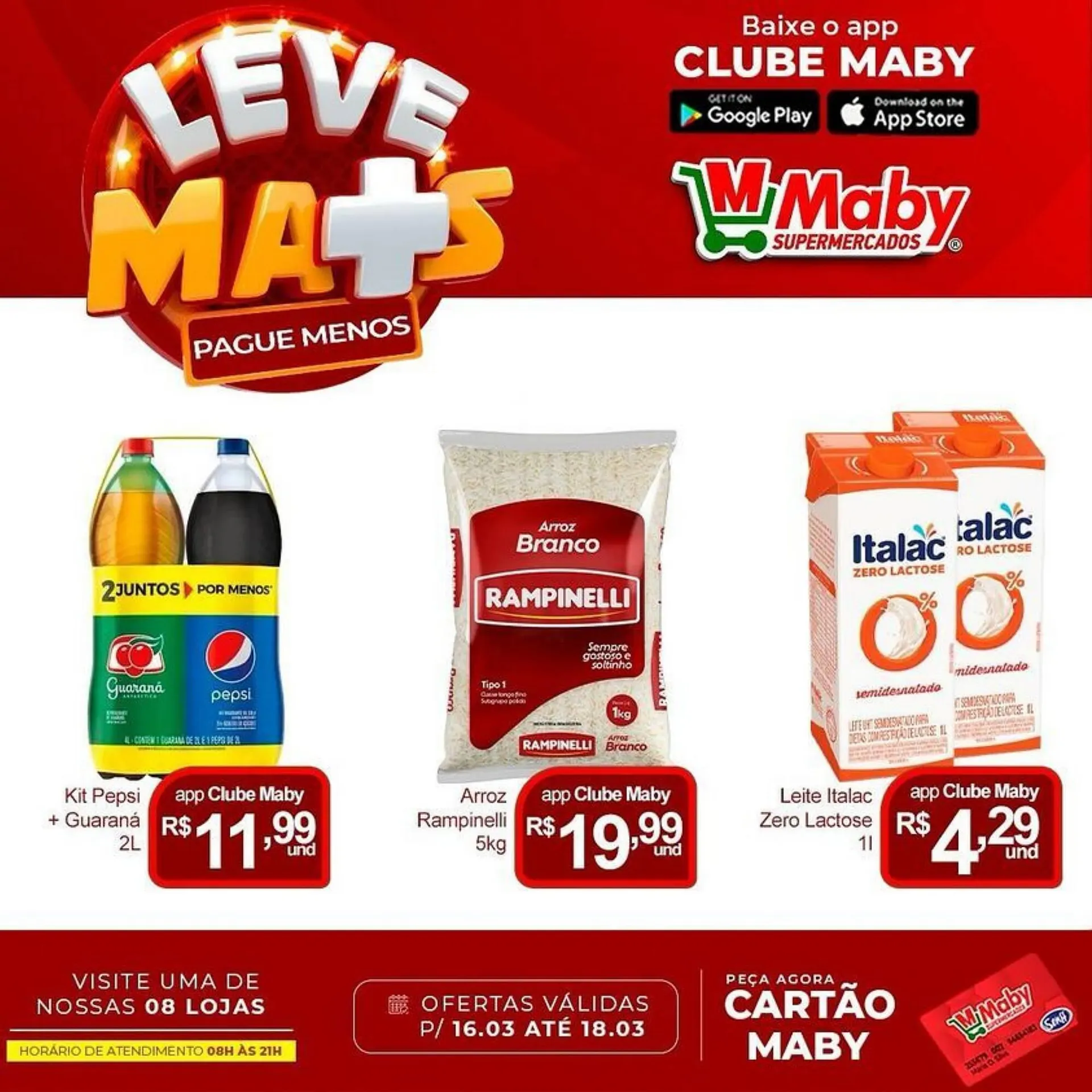 Encarte de Catálogo Maby Supermercados 17 de março até 18 de março 2024 - Pagina 1