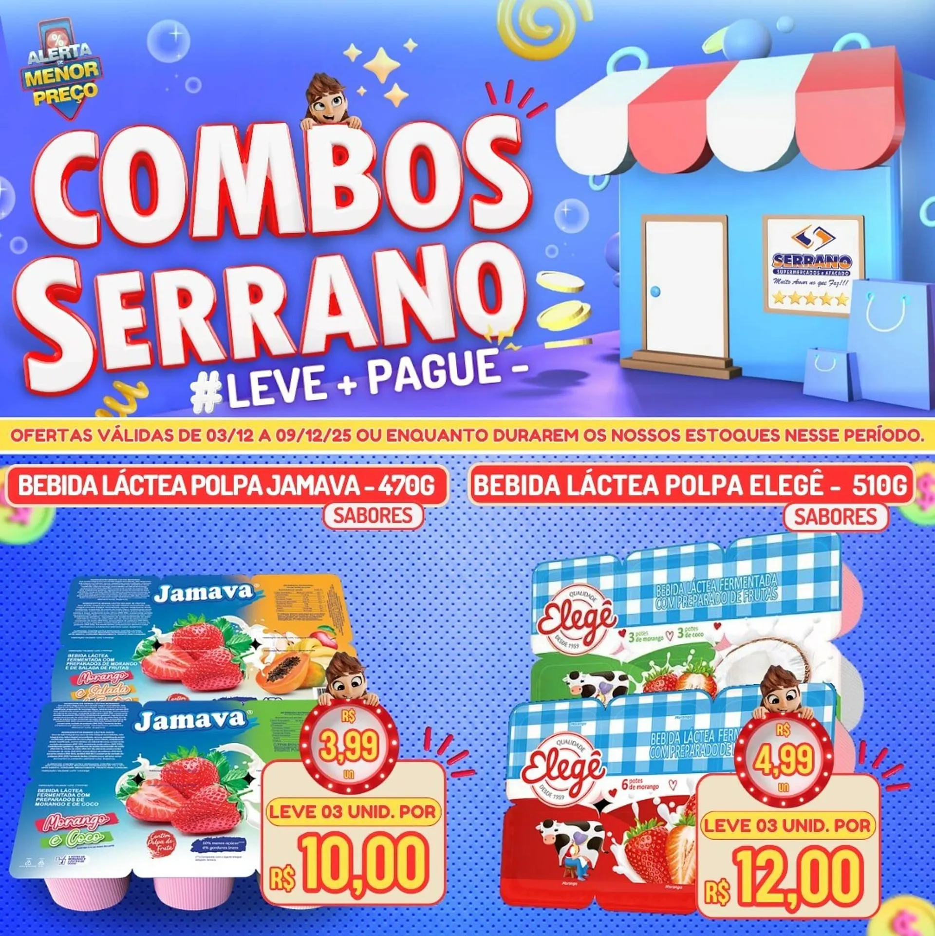 Encarte de Catálogo Serrano Supermercado 3 de dezembro até 9 de dezembro 2025 - Pagina 1