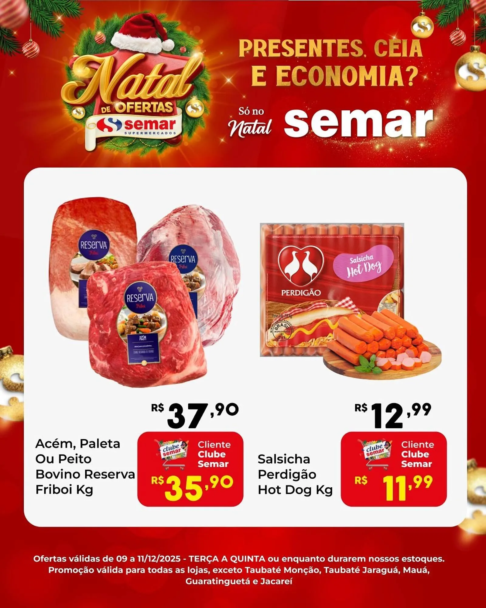 Encarte de Folheto Semar Supermercado 9 de dezembro até 11 de dezembro 2025 - Pagina 2